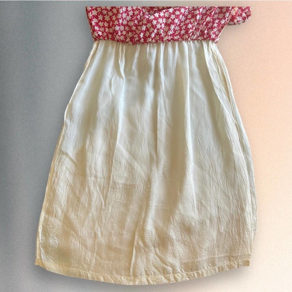 👗Fabolous Vintage Dress by Carnival! Snap Deep V Neckline with Ruffled Trim - Picture 5 of 9